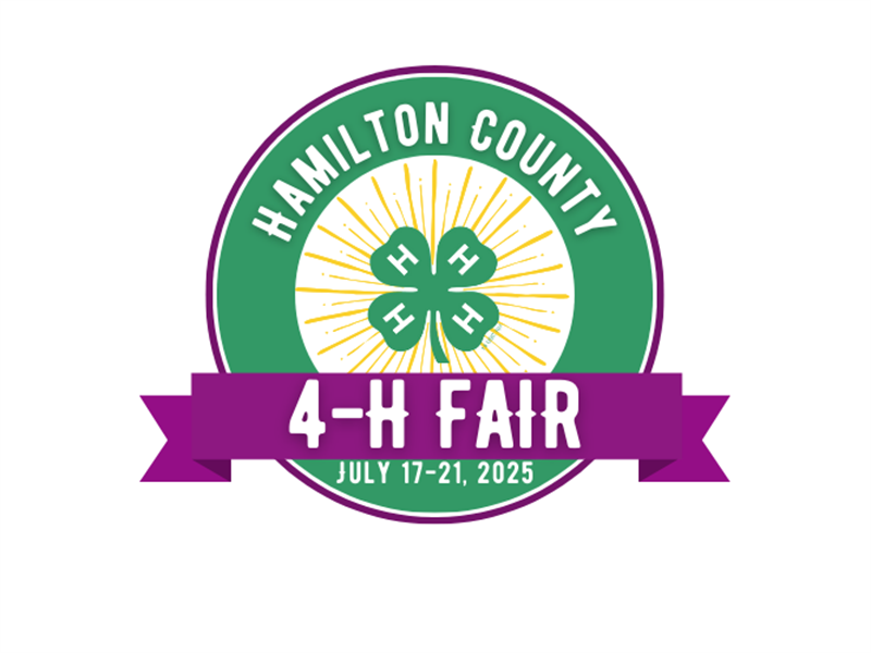 Logo for 2025 Hamilton County 4-H Fair