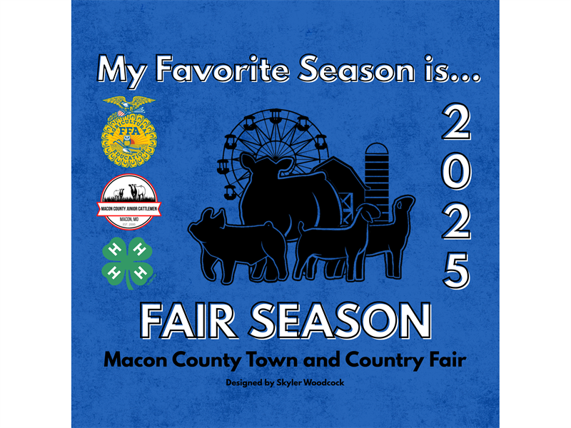 Logo for 2025 Macon County Town & Country Fair