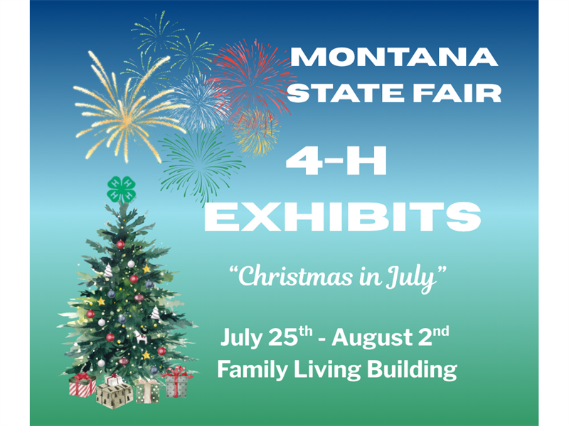 Logo for 2025 Montana State Fair 4-H Exhibits